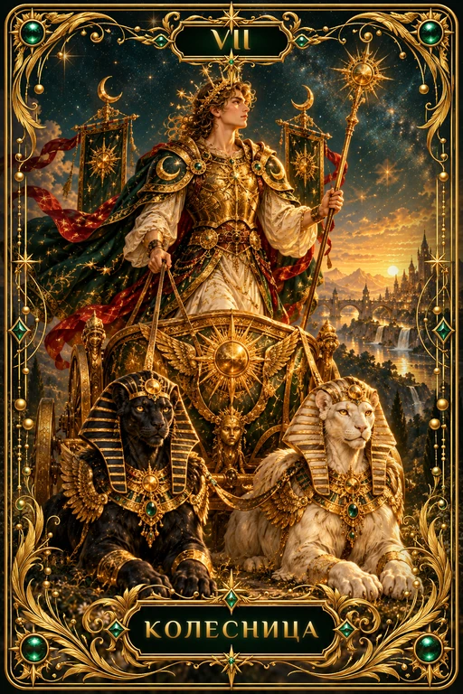 Карта Таро Колесница